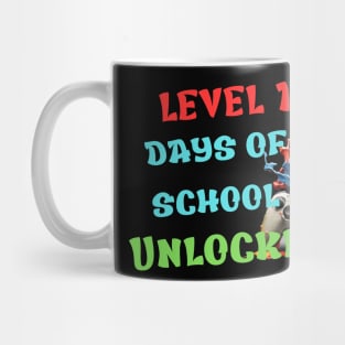 Level 100 Days Of School Unlocked Mug